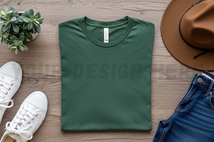 Stylish maroon t-shirt mockup design