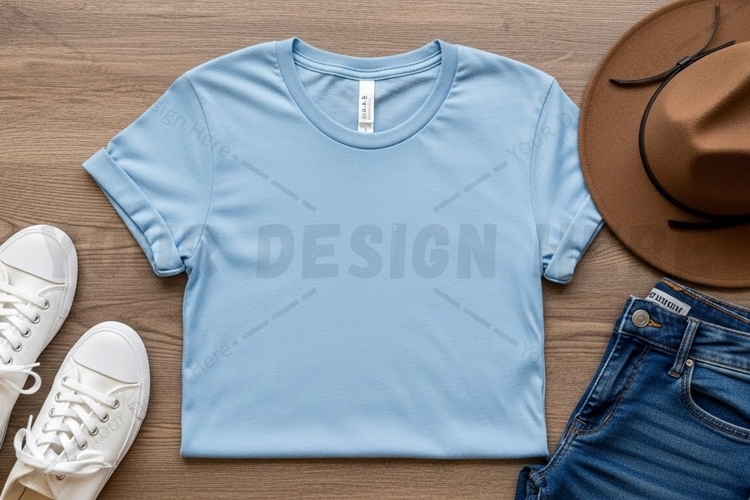 White Tshirt Mockup Image 10