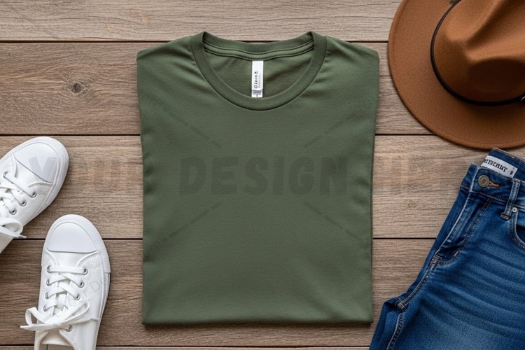 White Tshirt Mockup Image 8