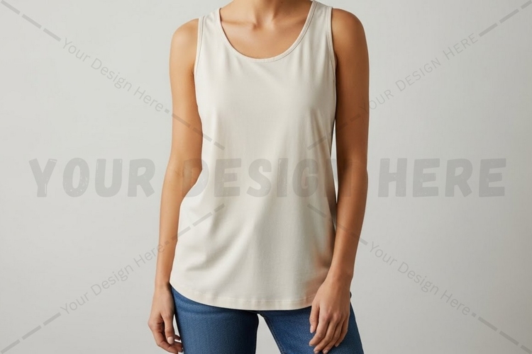 White Tshirt Mockup Image 11