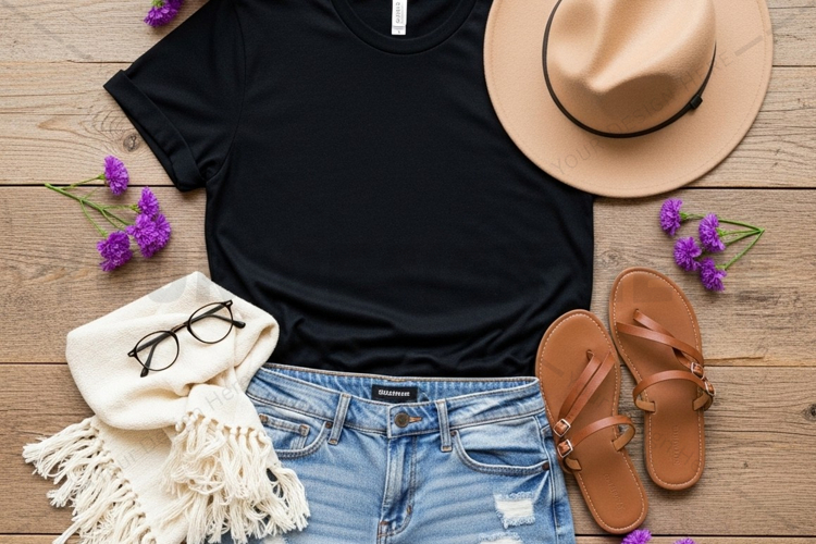 Dark blue hoodie mockup design