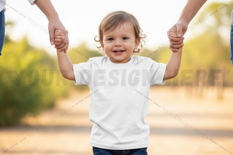 White Tshirt Mockup Image 14