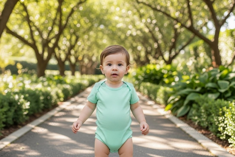Baby t-shirt mockup design