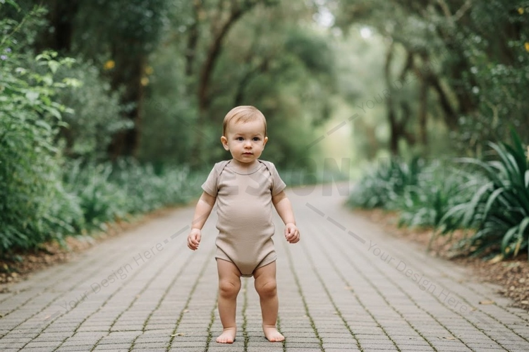 Baby t-shirt mockup