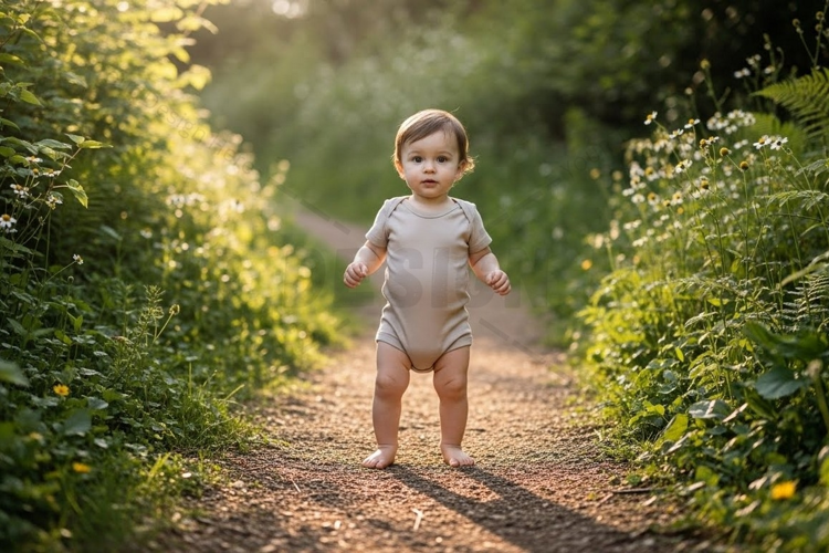 Baby t-shirt mockup design