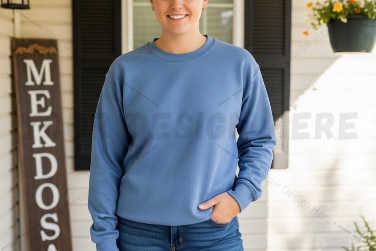 White Tshirt Mockup Image 22