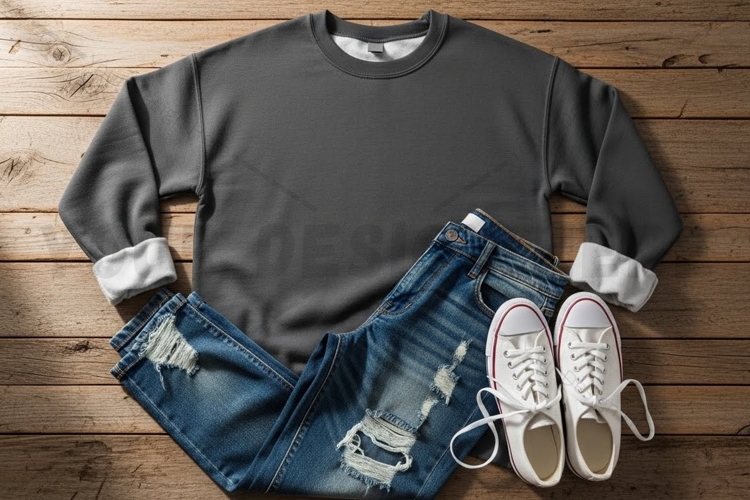 White Tshirt Mockup Image 18