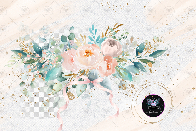 Rose floral clipart garden