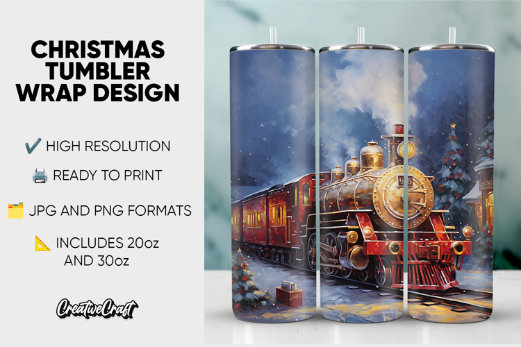 Christmas Tumbler Wrap Design, tumbler sublimation 20oz 30oz
