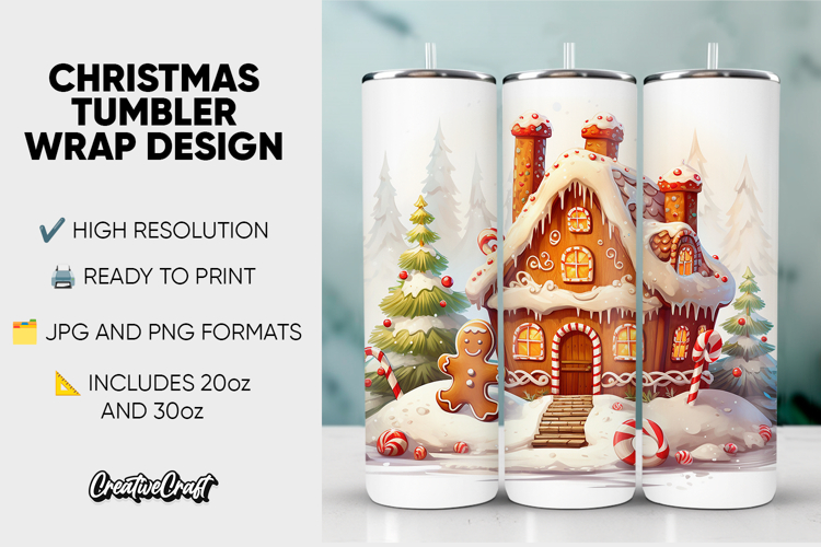 Christmas Tumbler Wrap Design, tumbler sublimation 20oz 30oz