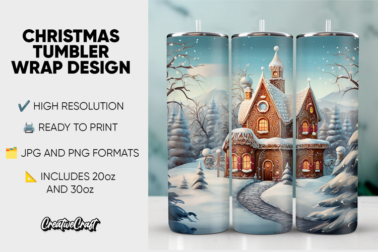 Christmas Tumbler Wrap Design, tumbler sublimation 20oz 30oz