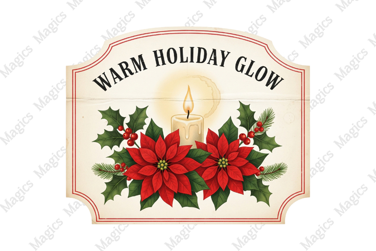Vintage Christmas Clipart Image 18