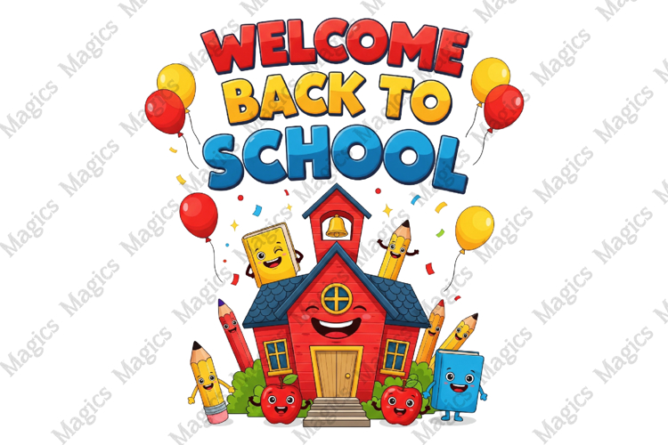 Welcome Back to School PNG