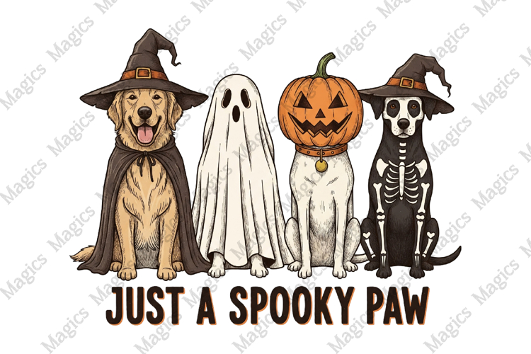 Just A Spooky Paw Png