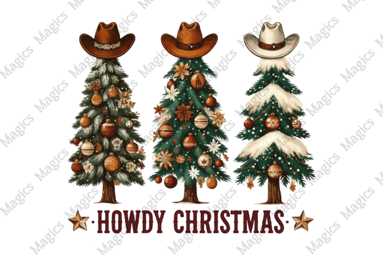 Western Christmas Png, Country Christmas