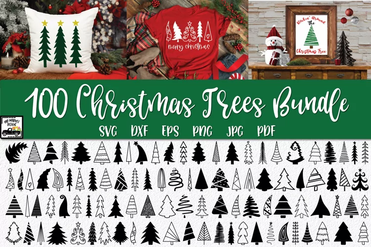 Christmas Trees SVG Cut File Bundle