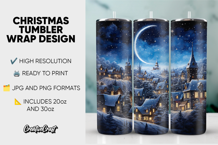 Christmas Tumbler Wrap Design, tumbler sublimation 20oz 30oz
