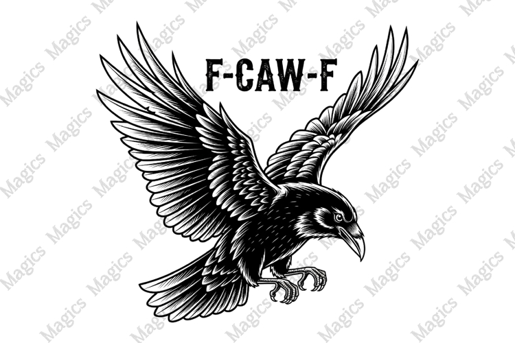 F-CAW-F Raven Digital PNG