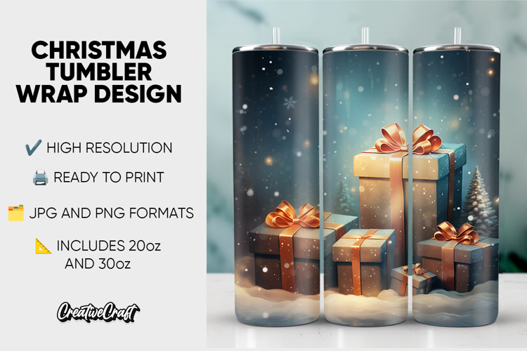 Christmas Tumbler Wrap Design, tumbler sublimation 20oz 30oz