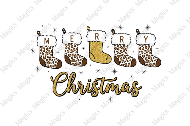 Christmas Stockings Clipart Image 21