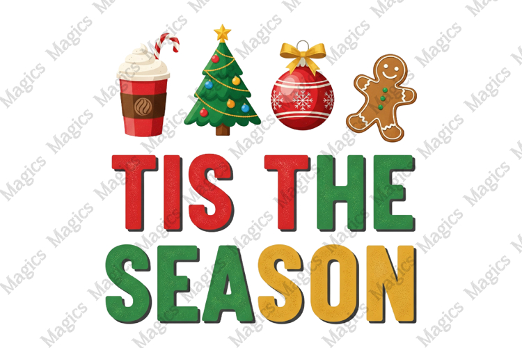 Tis the Season Christmas PNG