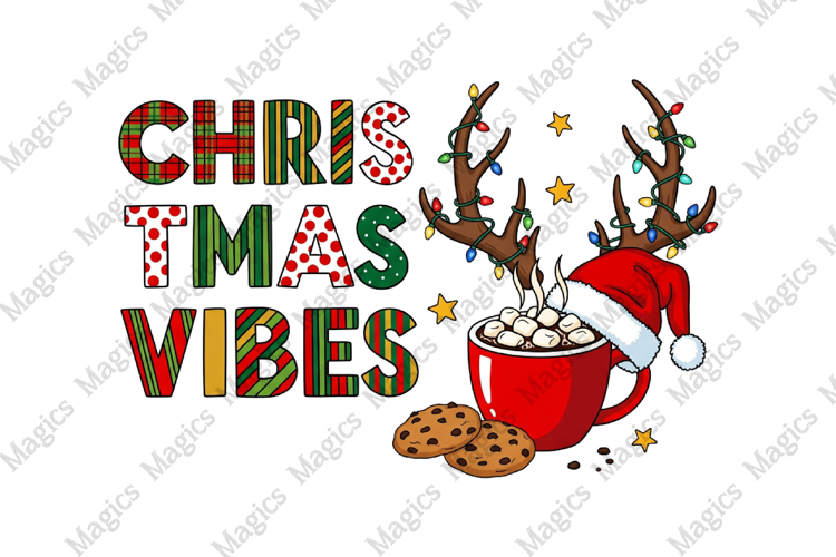 Christmas Vibes PNG