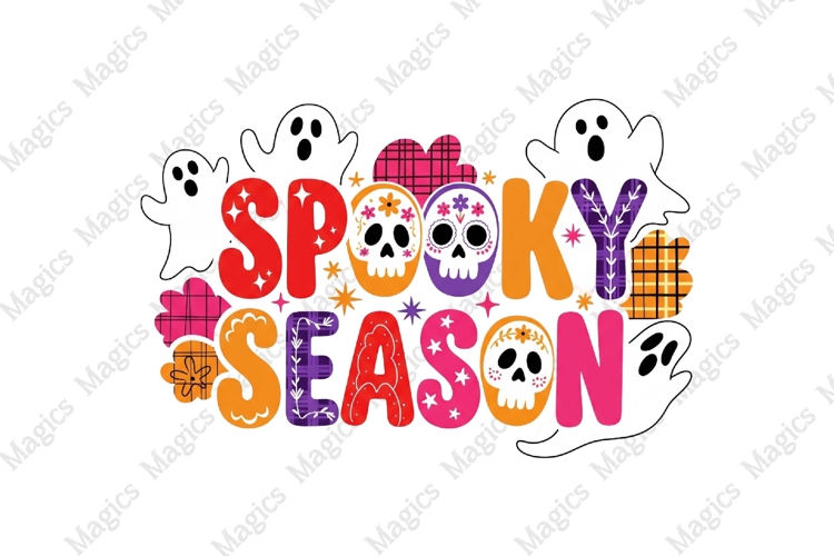 Cute Spooky Halloween PNG Sublimation example image 1