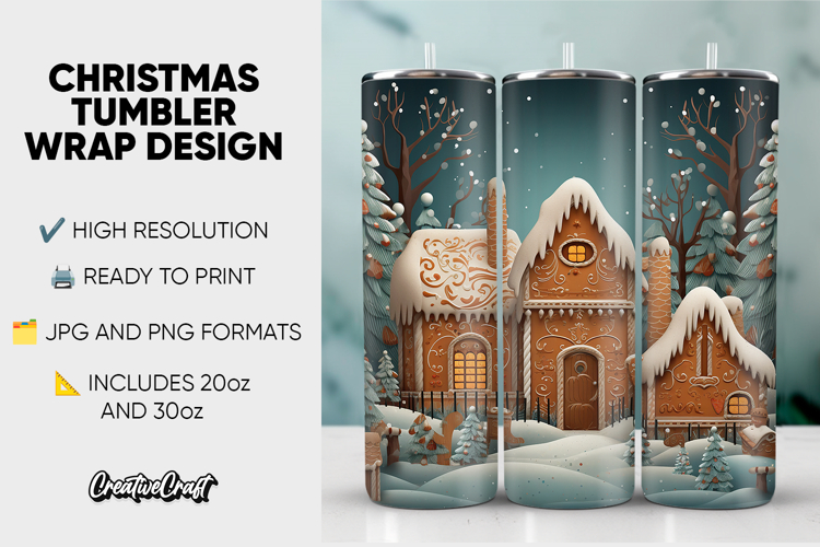 Christmas Tumbler Wrap Design, tumbler sublimation 20oz 30oz