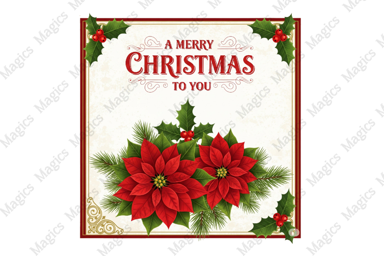 Vintage Christmas Labels Sublimation Png