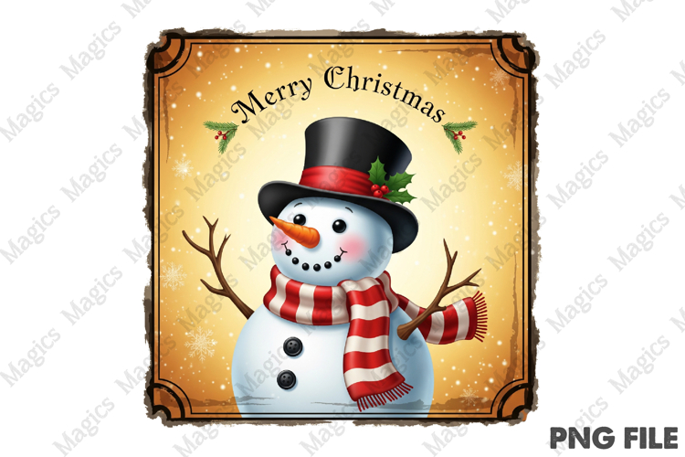 Retro Christmas Quotes Labels Sublimation