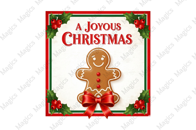 Vintage Christmas Labels Sublimation