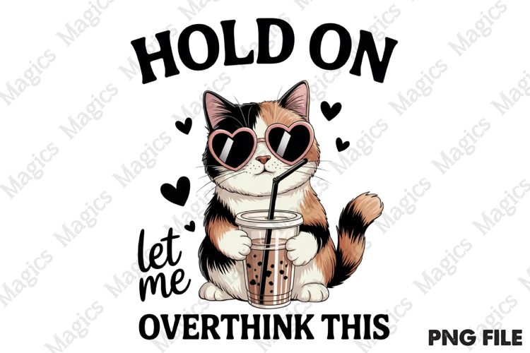 Funny Cat Sarcastic Sassy Overthink Png