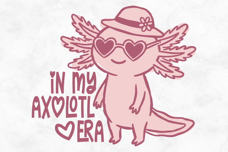 Cute Axolotl Clipart Image 21