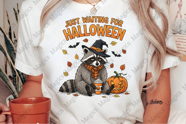 Just Waiting for Halloween PNG