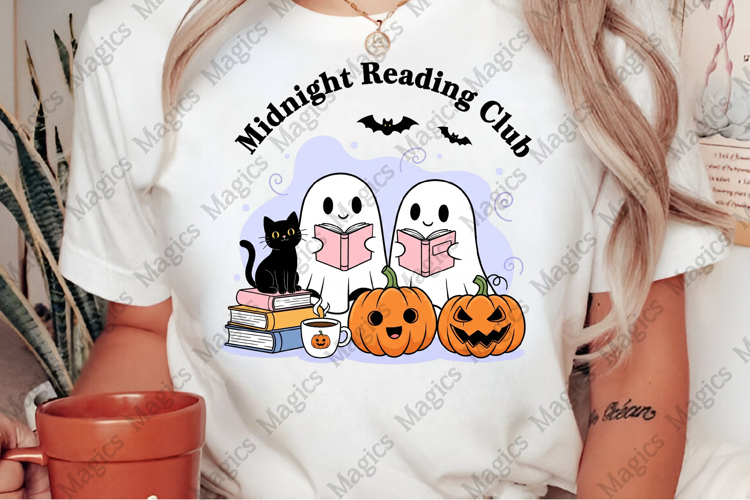 Halloween Book Club SVG PNG