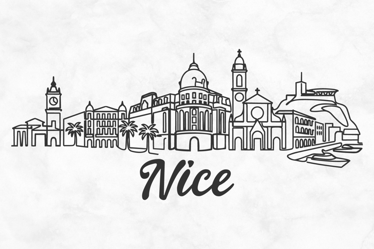 Nice Minimalism Line Drawing