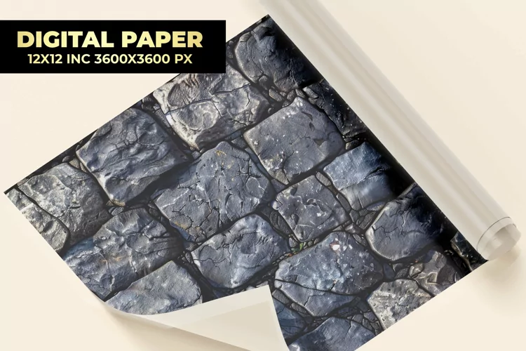 Stone Wall Digital Paper