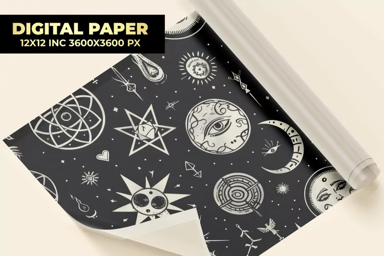 Symbol Pattern Digital Paper