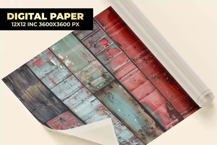 Wooden Digital Paper