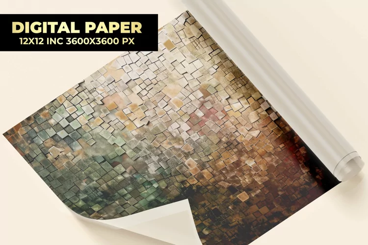 Square Shaped Digital Paper