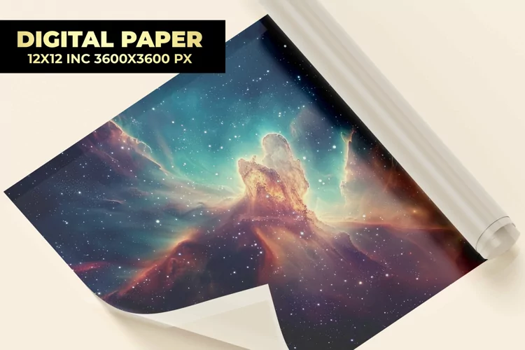 Nebula Cosmic Digital Paper