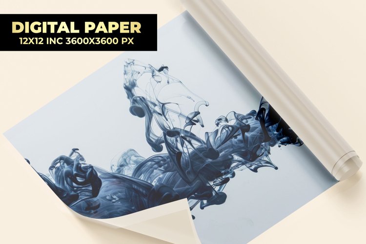 Paint Splash Digital Paper example image 1