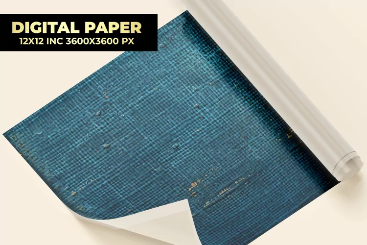 Blue canvas Digital Paper