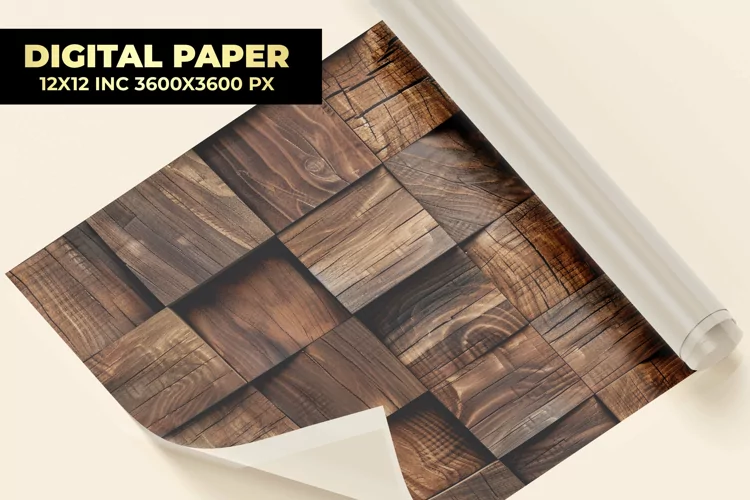 Wooden Digital Paper