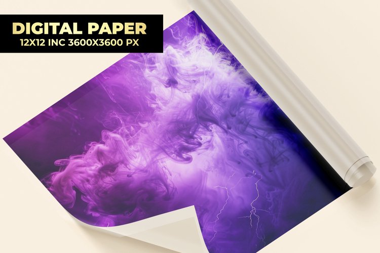 Purple Smoke Digital Paper
