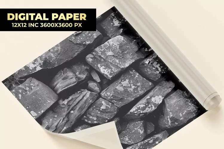 Rock Wall Digital Paper