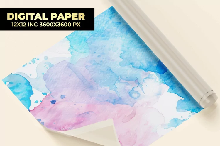 Watercolor Digital Paper