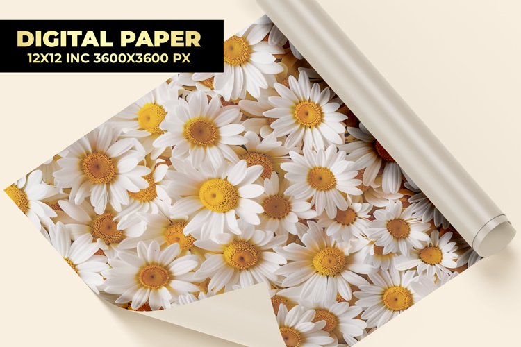 Flower Digital Paper example image 1