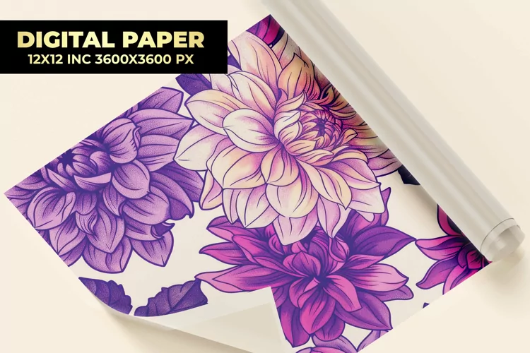 Flowers Digital Paper