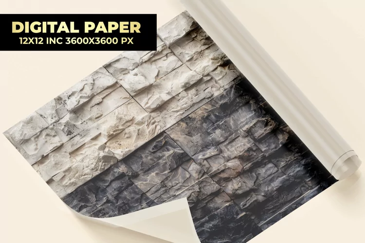 Stone Wall Digital Paper